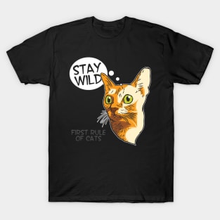 Stay Wild Cat T-Shirt